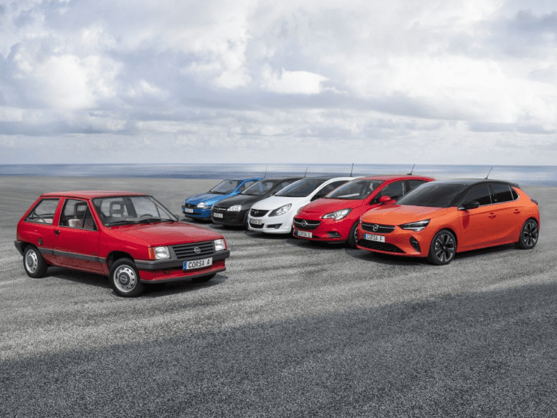 40 anos do Opel Corsa: Uma história de sucesso em seis atos