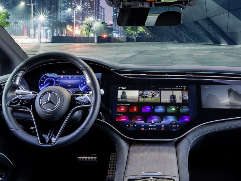 Mercedes-Benz eleva o entretenimento em automóveis para um novo patamar com a ZYNC