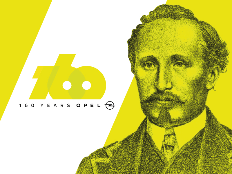 Adam Opel fundou a sua empresa há 160 anos