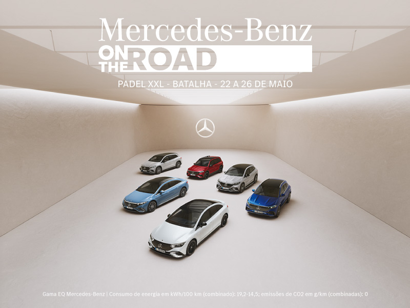 Sodicentro. On The Road Mercedes-Benz. Teste os modelos 100% elétricos.