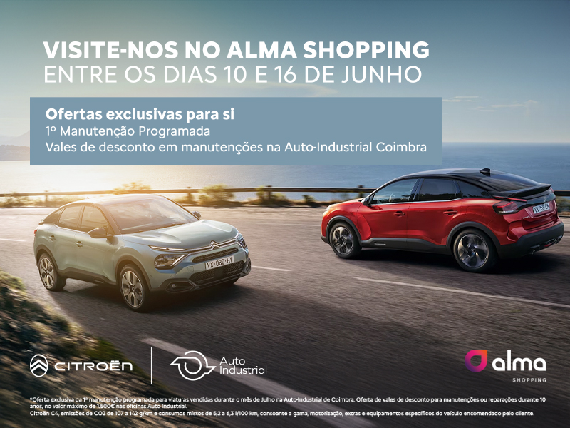 Auto-Industrial apresenta a gama Citroën no Alma Shopping em Coimbra