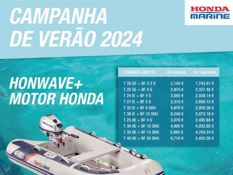 Campanha Verão 2024 da Honda Marine traz-lhe descontos e oportunidades imperdíveis. 