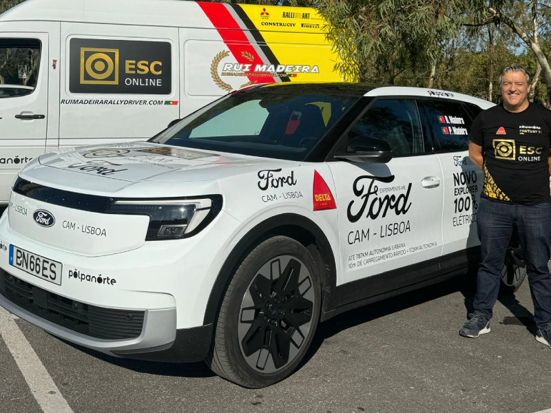 Rui Madeira estreia o novo Ford Explorer  no Eco Rally de Lisboa 2024